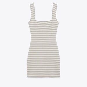 Stripped mini dress